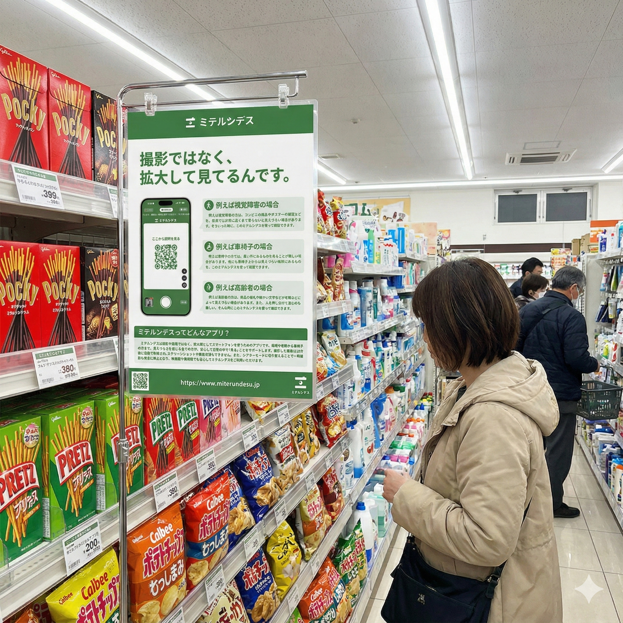 スーパー用グリーンポスター